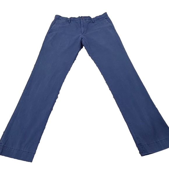 Polo Ralph Lauren Stretch Slim Fit Mens Chino Casual Golf Pants; Blue Size 36/32 - Picture 12 of 13